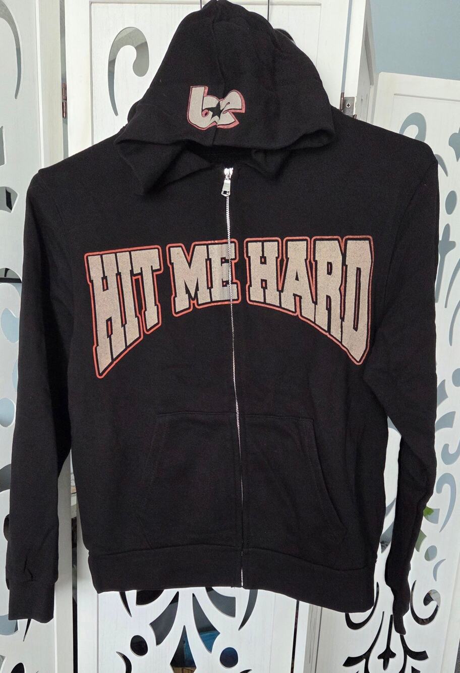 Billie Eilish Hit Me Hard & Soft Tour Hoodie M Black NWOT Flawed